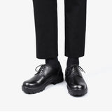 DAVID STONE レザー ダービーシューズ / DAVID STONE LEATHER DERBY SHOES (track vibram edition)