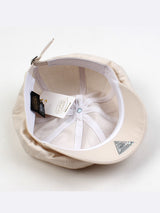 Belted Cotton Ivory Newsboy Cap (6589934731382)