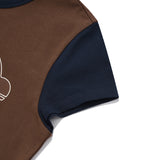 チェリーカラーリングキャップスリーブTシャツ / CHERRY COLORING CAP SLEEVE T-SHIRT [BROWN]