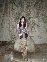 Flower leopard-T