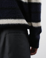 ダイアゴナルラインツータックワイドスラックス/diagonal line two tuck wide slacks 3color