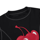 ビッグチェリークロップラッシュガード / BIG CHERRY CROP RASHGUARD [BLACK]