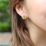 SUNFLOWER EARRING (6597359075446)