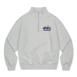 ラベルロゴハーフジップスウェットシャツ / LABEL LOGO HALF ZIP SWEATSHIRT
