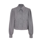 BONNIE PUFF CHECK JACKET_GRAY (EEOO1JKR02W) (6541191381110)