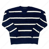 アンゴラストライプニット/EV Angora Striped Knitwear (2 colors)