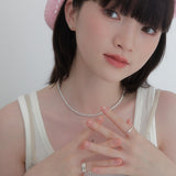 プチポイントカーブリング / petite point curve ring