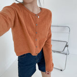 Round Neck Cardigan