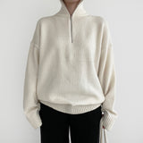 オレインハーフジップアップニット / Orein Half Zip Up Knit (6color)