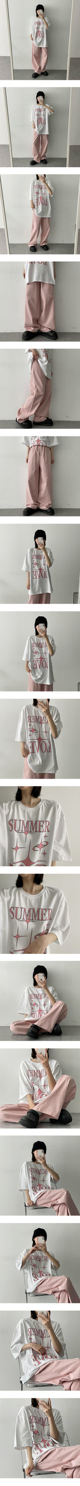 サマーラブショートスリーブTシャツ / Summer Love Short-Sleeved T-Shirt