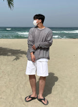 COZY LONG LOOSEFIT DAILY SLEEVE(3COLOR)