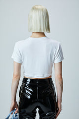 グラフィックプリントクロップドTシャツ / GRAPHIC PRINT CROPPED T-SHIRT