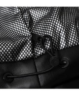 TL Synthetic Leather Duck Down Short Padding (Black)