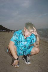 TZ SUMMER BEACH SHORT SLEEVE SHIRT - BLUE (6635120197750)
