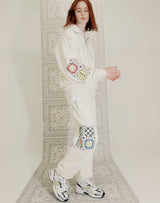 GRANNY SQUARE SWEATPANTS CREAM (6691427811446)
