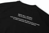 グラフィックTシャツ / DIVING GRAPHIC T-SHIRTS BLACK