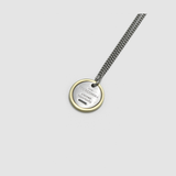 < AKMU LEE CHANHYUK Wear > CIRCLE RING NECKLACE (6690773598326)