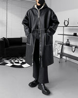 90'S メイジロングフーデッドムートンコート/90's Meiji Long Hooded Mustang Coat (1 colors)