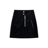 Faux Leather Mini Skirt