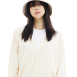 カシミアストラクチャーニッティングカーディガン/CASHMERE STRUCTURE KNITTING CARDIGAN-BEIGE