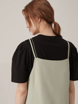 Curved short sleeve tee - Black (6671616180342)