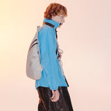 HYBRID MESSENGER BAG (SILVER)