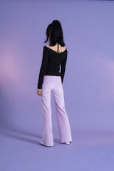 オフショルダーラインストーントップ/Off Shoulder Rhinestone Top (4397427785846)