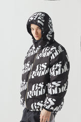 BSR2223FWJK001 LOGO HOODIE WELLON PARKA BLACK