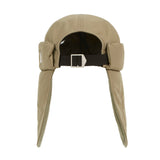 Heavy Padding Stud Logo Trooper Hat Beige