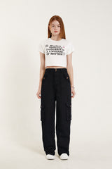 カーゴソフトワイドパンツ / CARGO SOFT WIDE PANTS