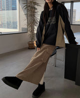 (UNISEX) 起毛VネックフォースMTM