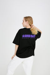 SEOUL CITY TSHIRTS (BLACK/PURPLE LOGO) (6699084087414)