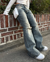 ウォッシングビンテージデニムブーツカットパンツ / Washing Vintage Denim Bootcut Pants