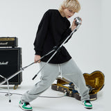 ストレートフィットスウェットパンツ/STRAIGHT-FIT SWEAT PANTS-MELANGE GREY