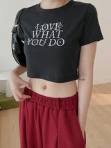 ロベット クロップ Tシャツ / Lovett Crop T-shirt (4color)