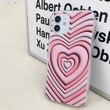 パレットハートビームピンクフォーンケース / Palette Heart Beam pink Phone Case