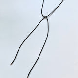 simple knotted string necklace
