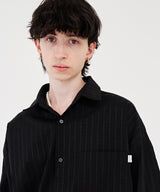 ETHNIC OVERSIZED SHIRT - (BLACK/WHITE/YELLOW)