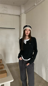 ロゴレイヤード長袖Tシャツ