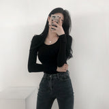 フリースドスクープネックトップ / Fleeced Scoop Neck Top