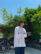 カッティングオーバー長袖Tシャツ