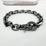 ブラック ライン オリジナル チェーンブレスレット / [BLESSEDBULLET]black line original chain bracele