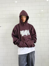 VENTIQUE Big Balloon Spray Hoodie 2color