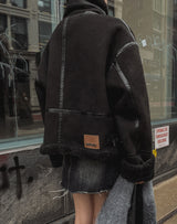 [MADE/UNISEX] double buckle high neck mustang