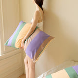 Iris green pillow case