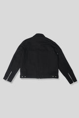 NEW TYPE GUNDAM JACKET IN BLACK DENIM (TURKIYE FABRIC)