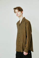 CLEAR STRIPE LINEN SHIRT (6538802069622)