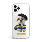 ジェリーフォンケース プレッピーマルチーズ / Jelly phone case preppy maltese