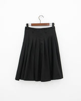 フレンチプリーツミディスカート / French Pleated Midi Skirt (3color)