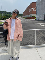 No.0306 M linen crinkle SHIRT (3color)